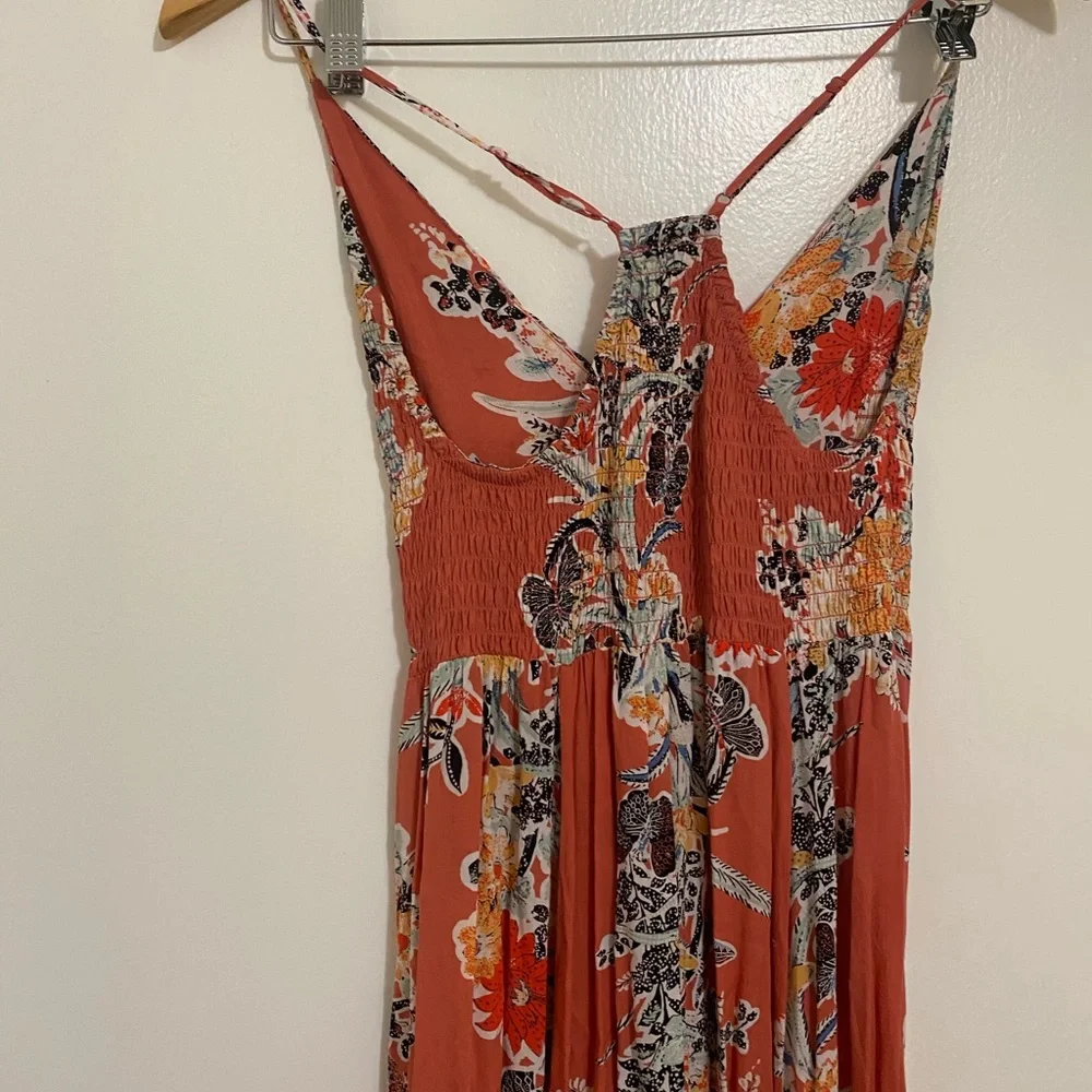 Free People Through The Vine Printed Maxi Dress In Red Combo REVOLVE - Picture 9 of 10